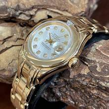 Thumbnail von Rolex Lady-Datejust Pearlmaster Perlmutt Diamanten Blatt - Ref. 69328