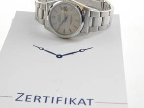 Thumbnail von Rolex Datejust 36 mm im Top Zustand mit Oysterband von 2001 K Serie weisses Zifferblatt mit Indexen