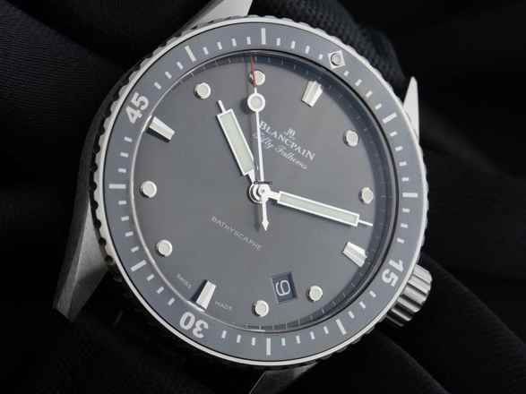  Blancpain Fifty Fathoms Bathyscaphe Ref.5000-1110-B52A 2021 Full Set wie Neu 