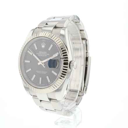  Rolex Datejust 41 Oyster Fluted Black Dial 