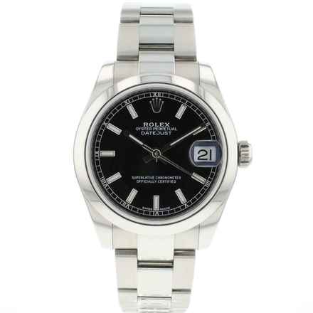  Rolex Datejust 31 Oyster Midsize Black Dial 
