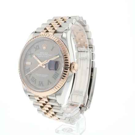  Rolex Datejust 36 Wimbledon Steel Everose Gold Jubilee Fluted 