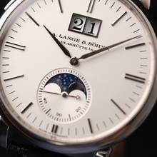 Thumbnail von A. Lange & Söhne Saxonia Moonphase White Gold Silver Dial