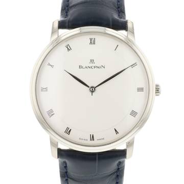  Blancpain Villeret Ultraflach Ultra Slim White Gold White Dial 