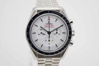 Thumbnail von Omega Speedmaster Professional Moonwatch White perfekt Fullset
