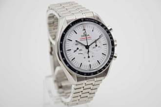 Thumbnail von Omega Speedmaster Professional Moonwatch White perfekt Fullset