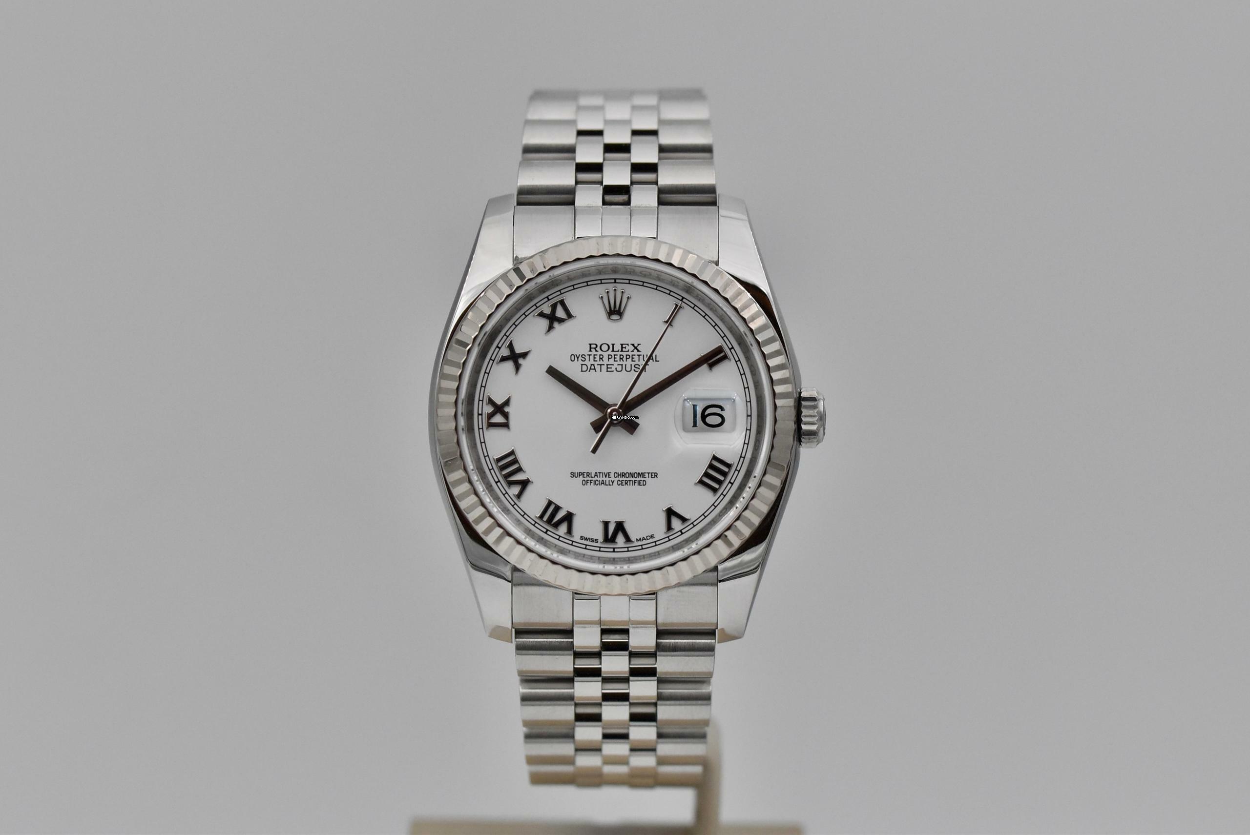  Rolex Datejust 36 116234 - Full Set 2016 