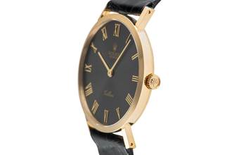 Thumbnail von Rolex Cellini 18k (0,750) Gold Handaufzug Herrenuhr Ref. 4112 Klassiker