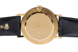 Thumbnail von Rolex Cellini 18k (0,750) Gold Handaufzug Herrenuhr Ref. 4112 Klassiker