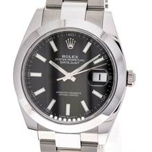Thumbnail von Rolex Datejust 41 Black Oyster – 126300 – like NEW – 2022 Full Set Lc100