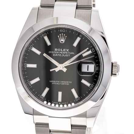  Rolex Datejust 41 Black Oyster – 126300 – like NEW – 2022 Full Set Lc100 