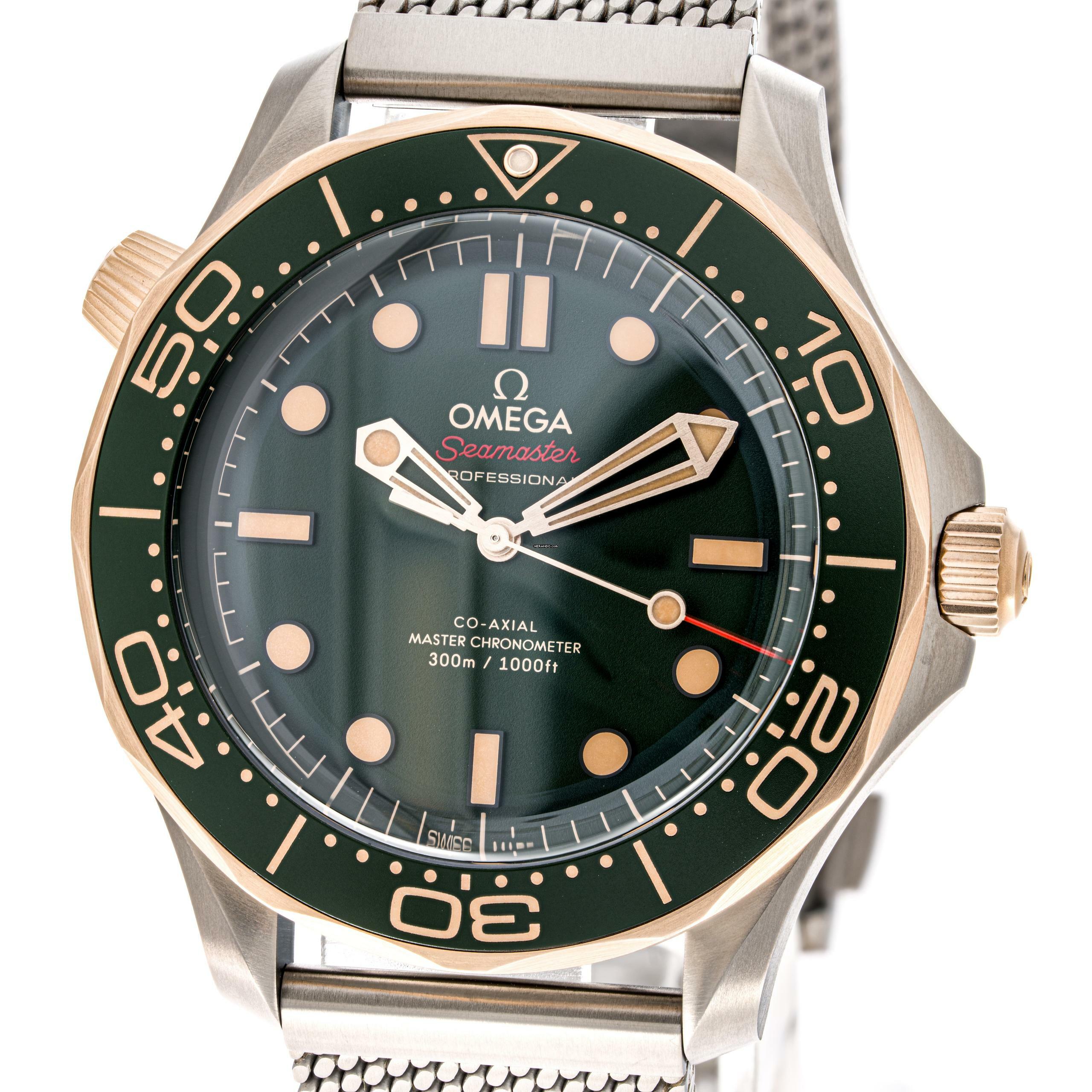  Omega Seamaster Diver 300 M D. 300m Green Milanese – 210.90.42.20.10.001 – NEW & Unworn – 08/2025 Full Set 