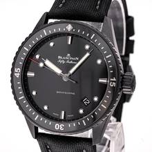 Thumbnail von Blancpain Fifty Fathoms Bathyscaphe Black 43 – 5000-0130-B52A – like NEW – 2023 Full Set