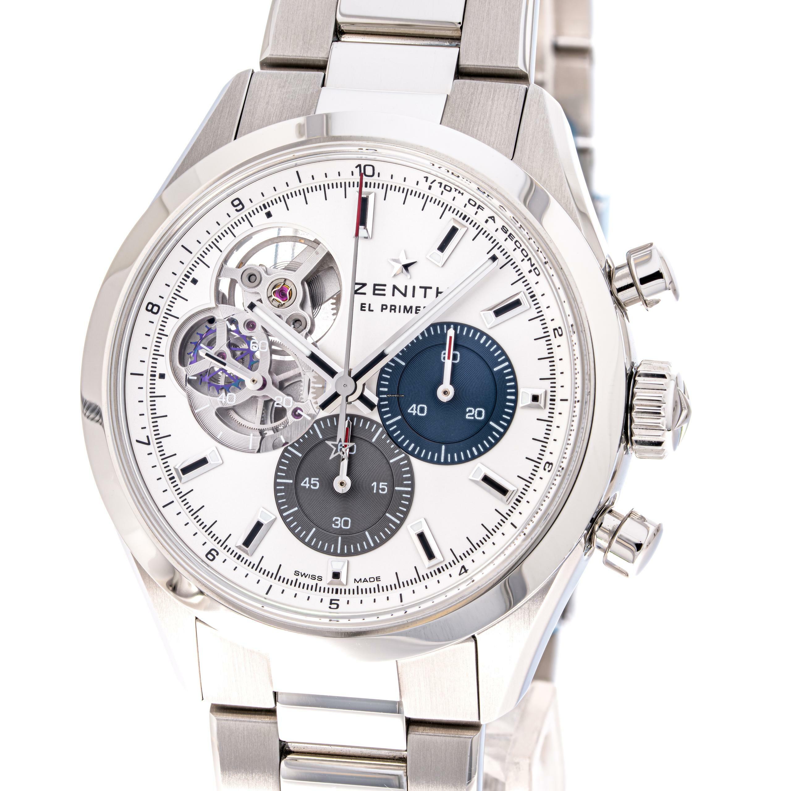  Zenith Chronomaster Open White 39.5 – 03.3300.3604/69.M3300 – NEW & Unworn – 08/2025 Full Set 
