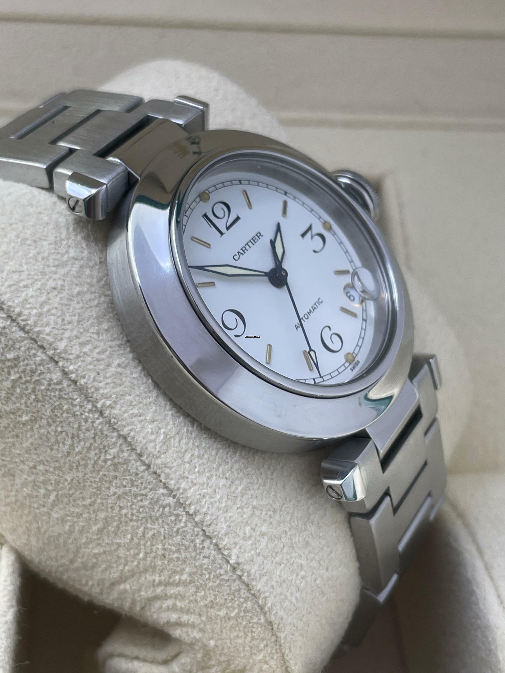 Thumbnail von Cartier Pasha C Steel Automatic 35mm White Dial