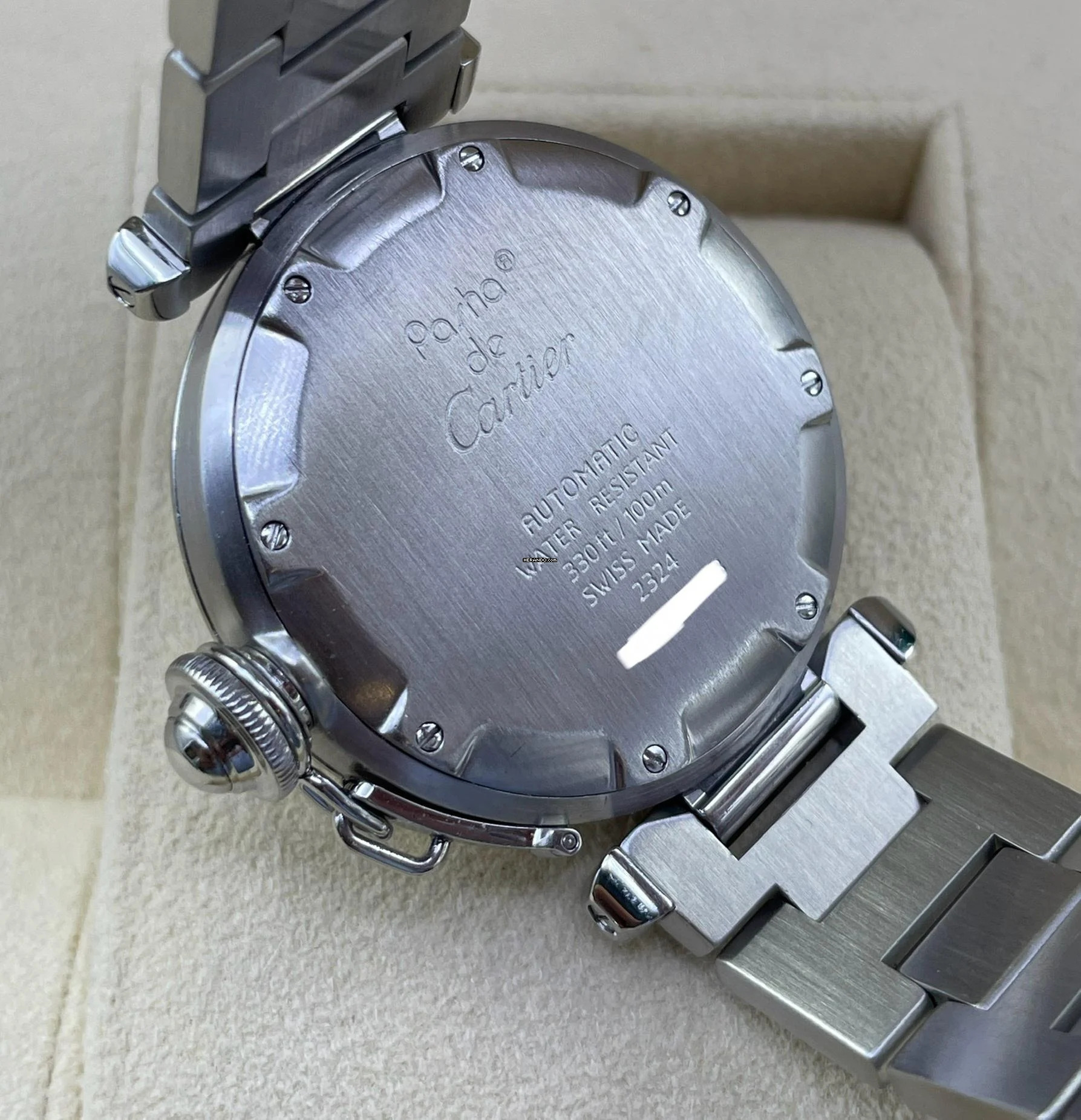 Thumbnail von Cartier Pasha C Steel Automatic 35mm White Dial