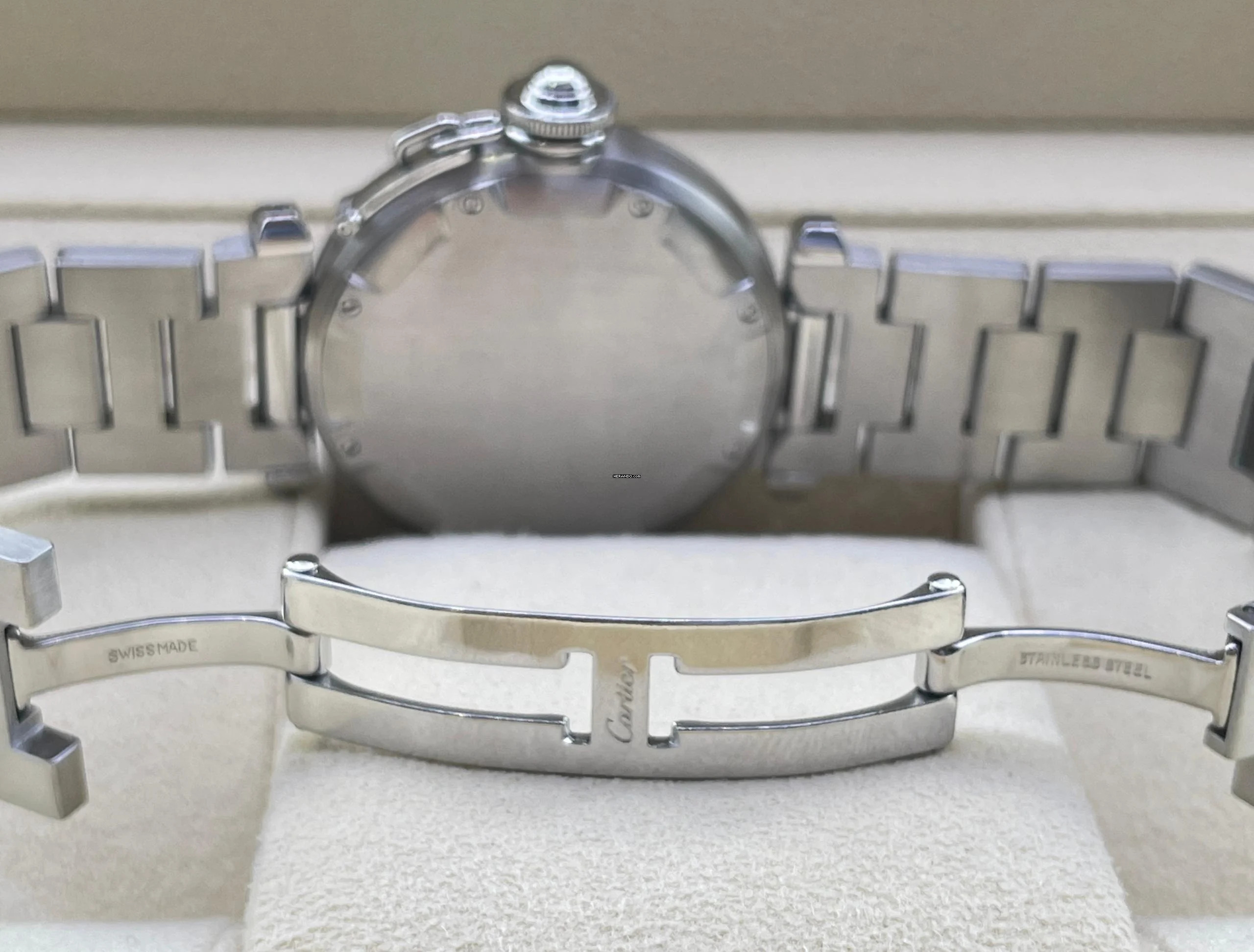 Thumbnail von Cartier Pasha C Steel Automatic 35mm White Dial