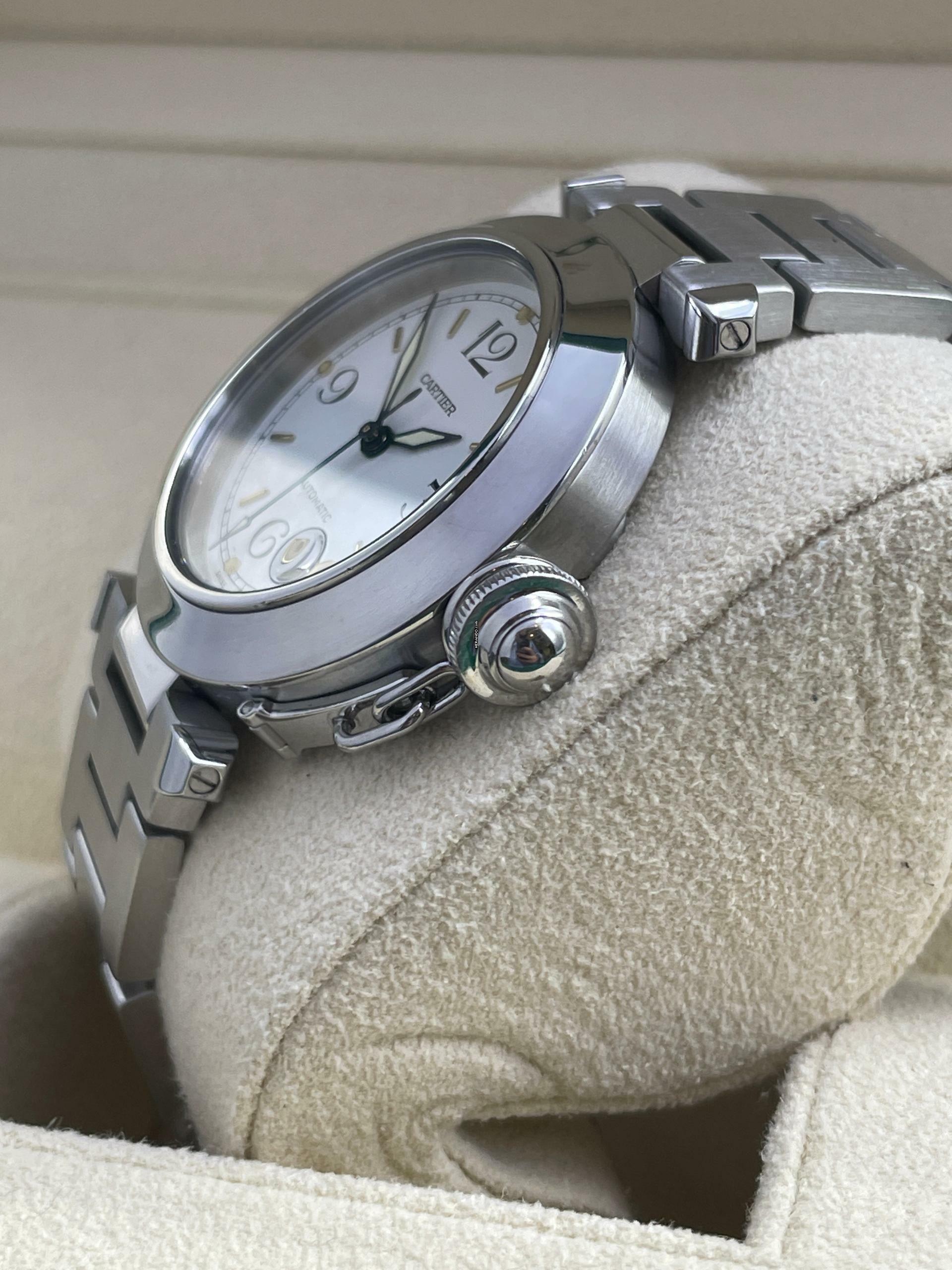 Thumbnail von Cartier Pasha C Steel Automatic 35mm White Dial