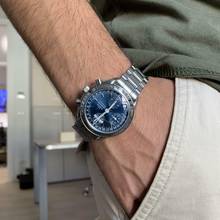 Thumbnail von Omega Speedmaster Day Date 3523.80.00 chronograph blue dial