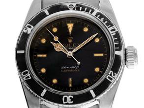 Thumbnail von Rolex Submariner (No Date) James Bond Submariner Ref.5510 1976 Box&Beschreibung Original unpoliert Vintage