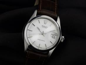 Thumbnail von Rolex Oysterdate Precision open 6/9 Ref.6466 1973 original Box sehr gut Vintage