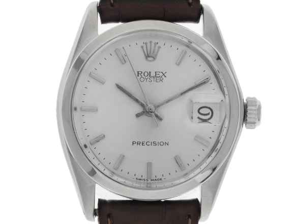  Rolex Oysterdate Precision open 6/9 Ref.6466 1973 original Box sehr gut Vintage 