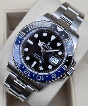  Rolex GMT-Master II Batman 126710BLNR Oyster Bracelet Like New Condition Full Set 4-2025 