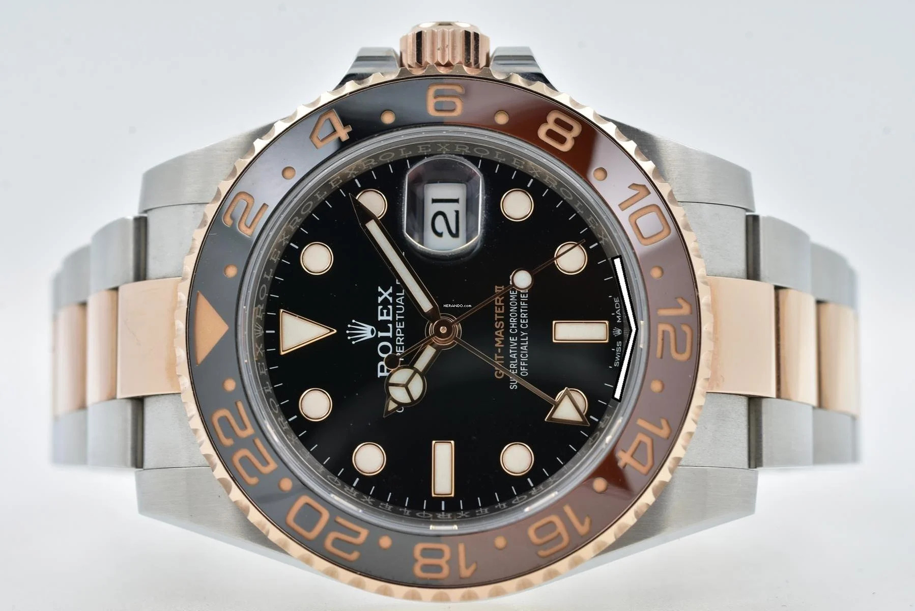  Rolex GMT-Master II Rootbeer - 126711CHNR LC100 