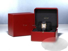 Thumbnail von Cartier Tank Solo Großes Modell Edelstahl Gelbgold 750 W5200004 2012 Stahl Gold