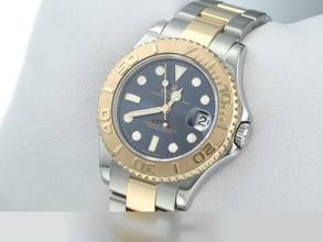 Thumbnail von Rolex Yacht-Master 35mm 168623 2016 Edelstahl Gelbgold 750 Automatik Stainless Steel Gold Oyster-band Chronometer Blue Dial