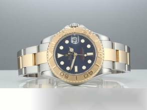 Thumbnail von Rolex Yacht-Master 35mm 168623 2016 Edelstahl Gelbgold 750 Automatik Stainless Steel Gold Oyster-band Chronometer Blue Dial