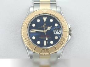 Thumbnail von Rolex Yacht-Master 35mm 168623 2016 Edelstahl Gelbgold 750 Automatik Stainless Steel Gold Oyster-band Chronometer Blue Dial
