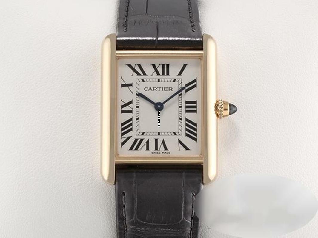 Cartier Tank Louis Cartier Neuwertige Cartier Tank Louis Großes Modell Gelbgold 750 2024 Wgta0067 Gold