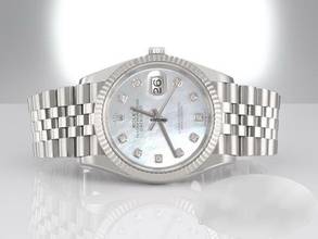 Thumbnail von Rolex Datejust 36 126234 2022 Stahl Weissgold 750 Perlmutt Diamanten Automatik