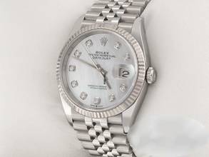 Thumbnail von Rolex Datejust 36 126234 2022 Stahl Weissgold 750 Perlmutt Diamanten Automatik