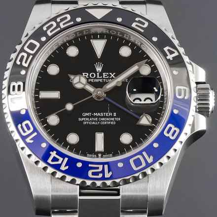  Rolex GMT-Master II Batman LC 100 Fullset inkl. Erstkaufrechnung 