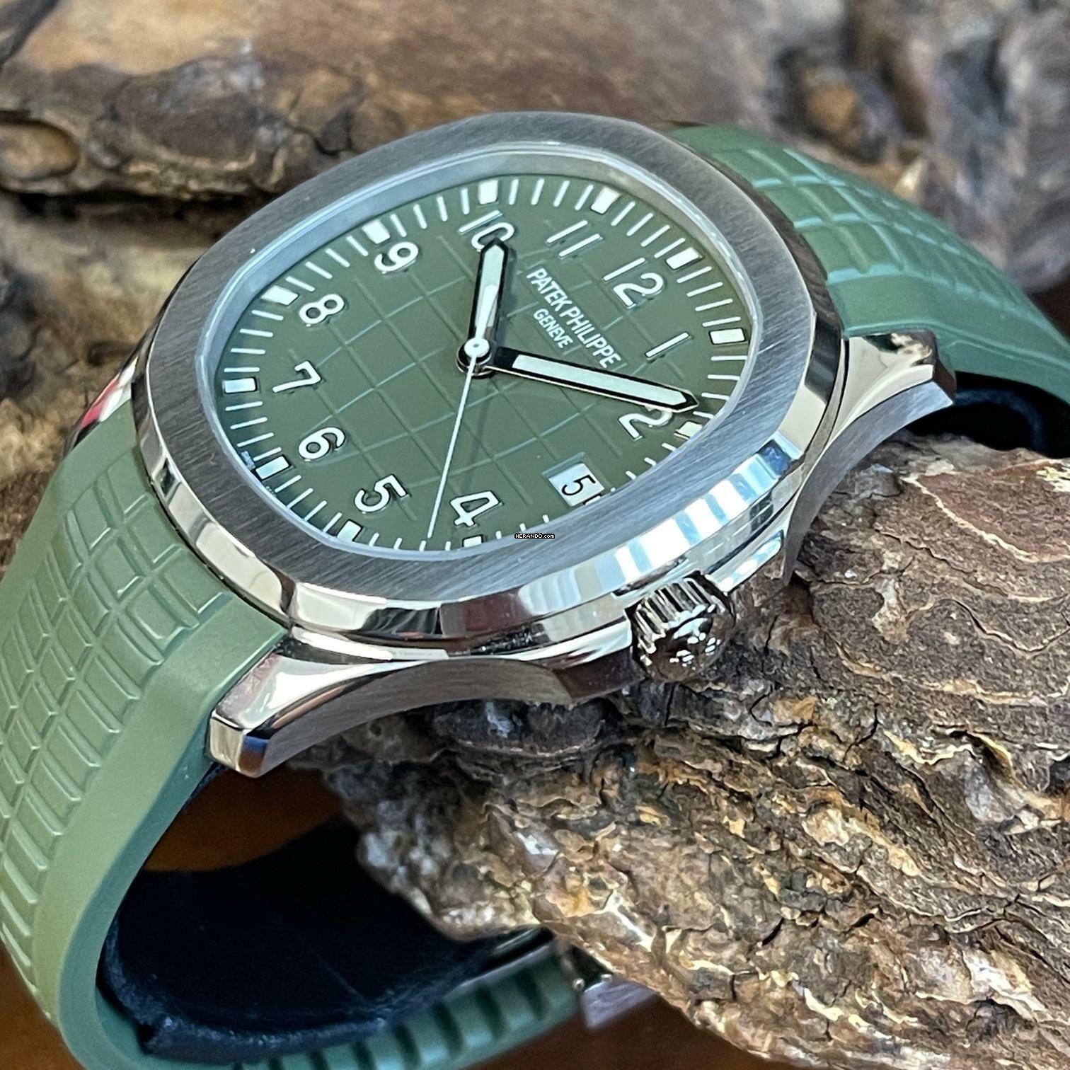 Thumbnail von Patek Philippe Aquanaut Aquanaut Green - FULLSET 2019 - UNGETRAGEN - Ref. 5168G-010