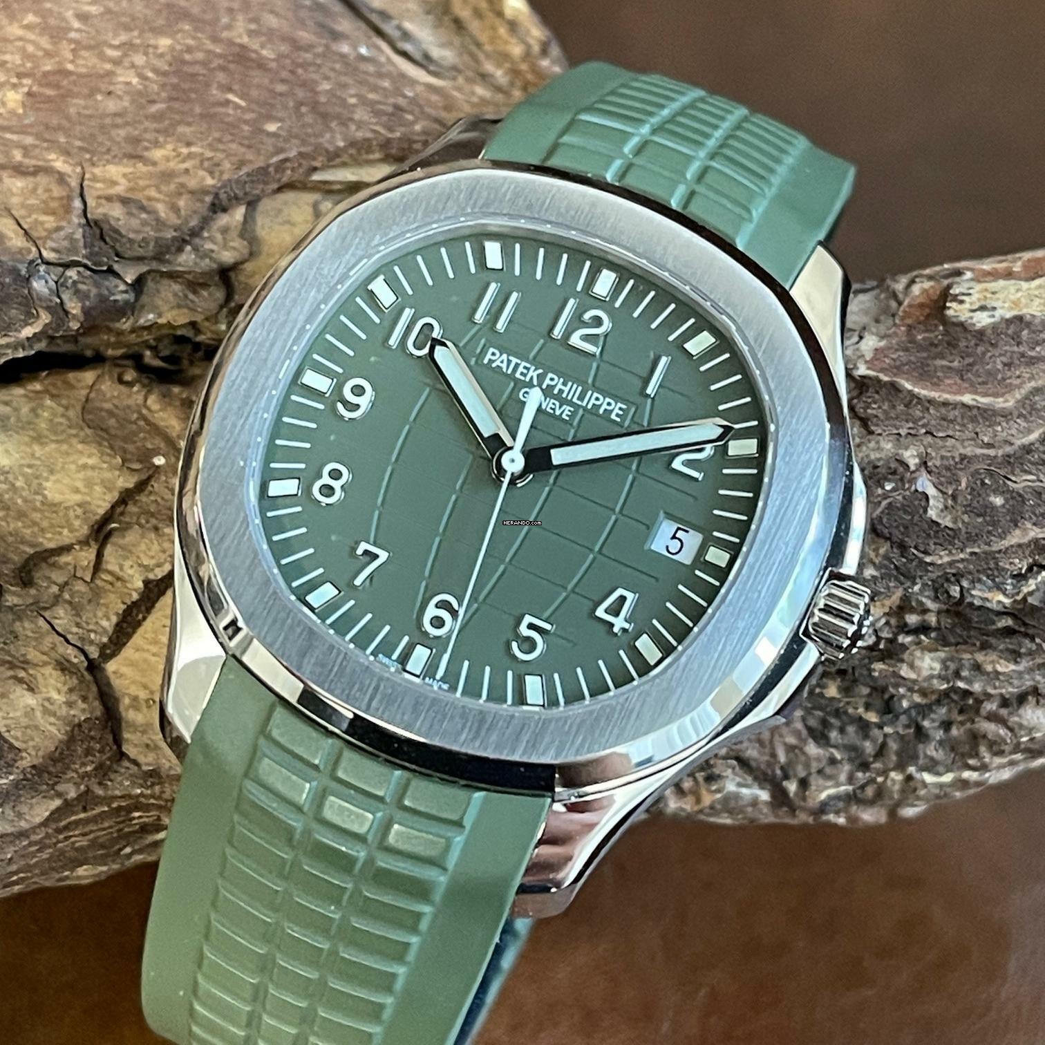 Thumbnail von Patek Philippe Aquanaut Aquanaut Green - FULLSET 2019 - UNGETRAGEN - Ref. 5168G-010