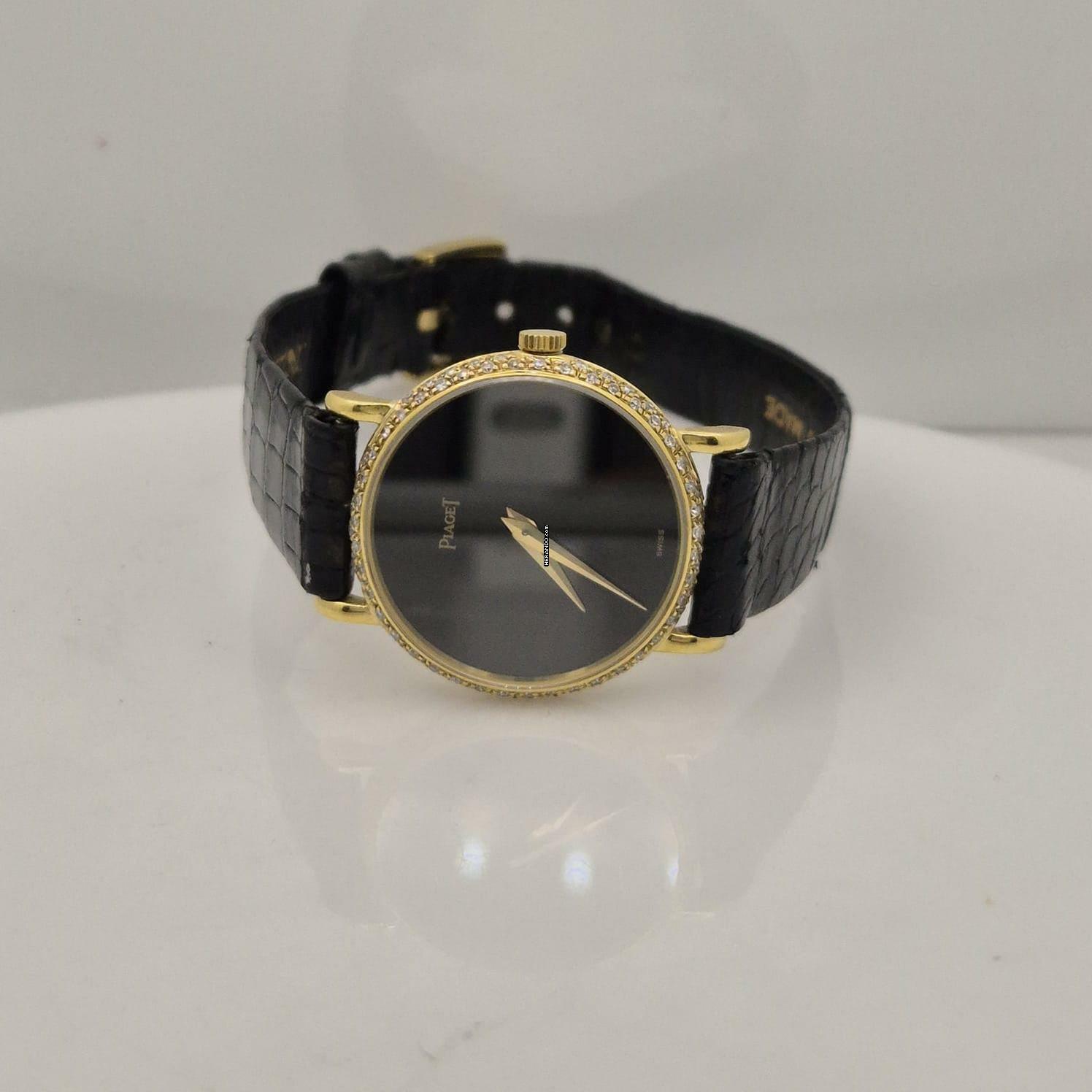 Thumbnail von Piaget Onix Dial & Diamonds & Gold 25mm Corda