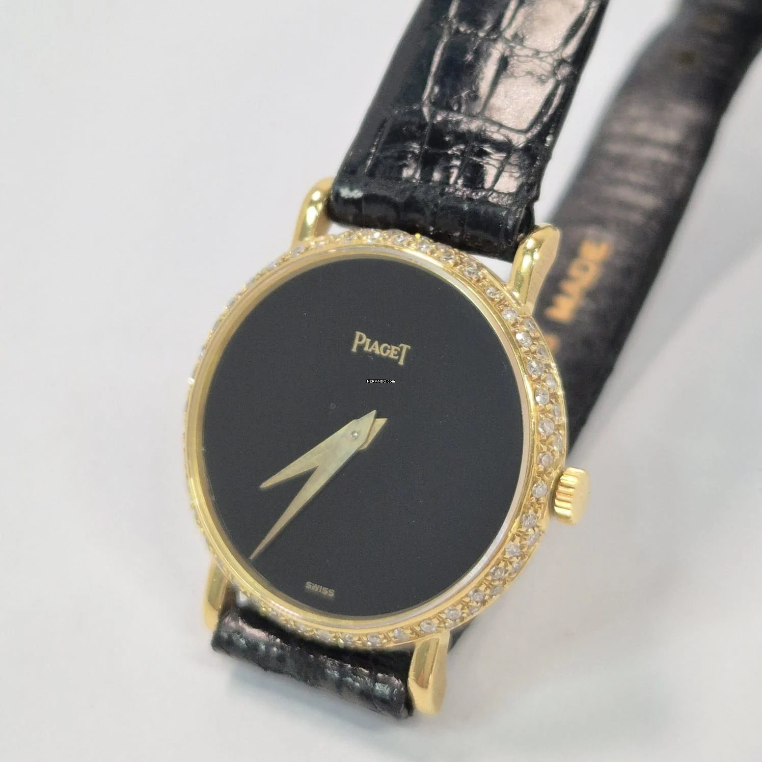 Thumbnail von Piaget Onix Dial & Diamonds & Gold 25mm Corda
