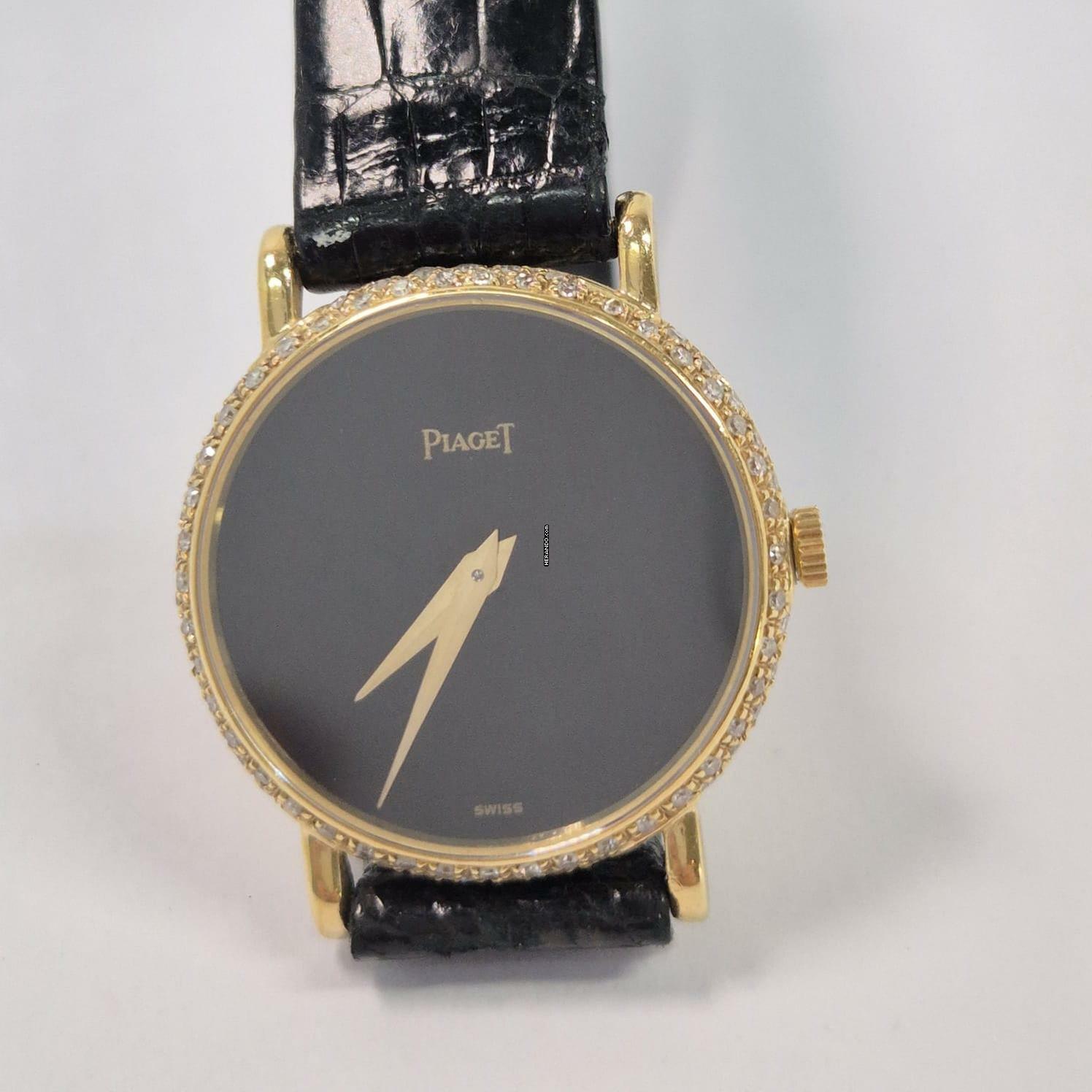 Thumbnail von Piaget Onix Dial & Diamonds & Gold 25mm Corda