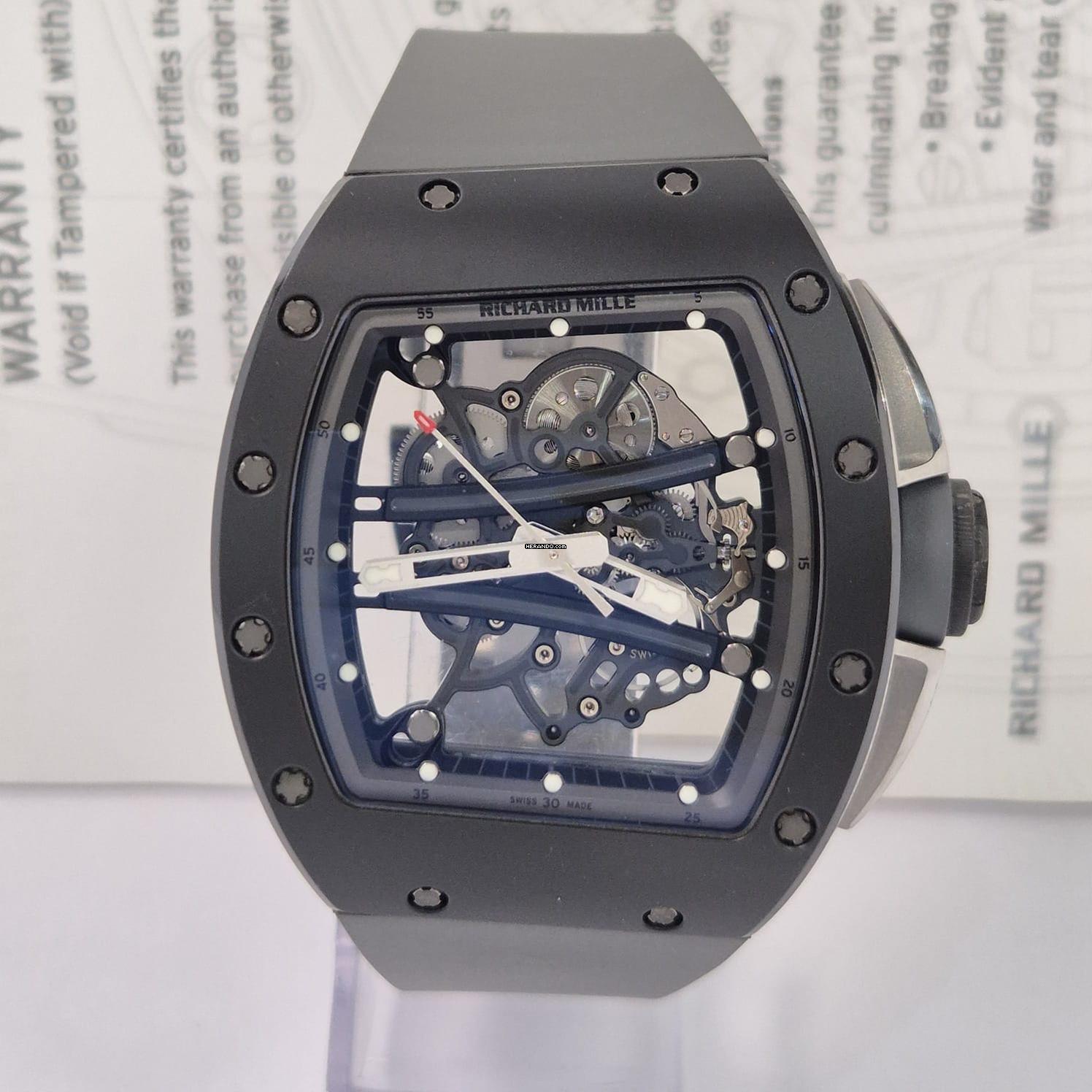 Thumbnail von Richard Mille RM 061 RM61-01 Yohan Blake Black Limited Edition Corda Completo