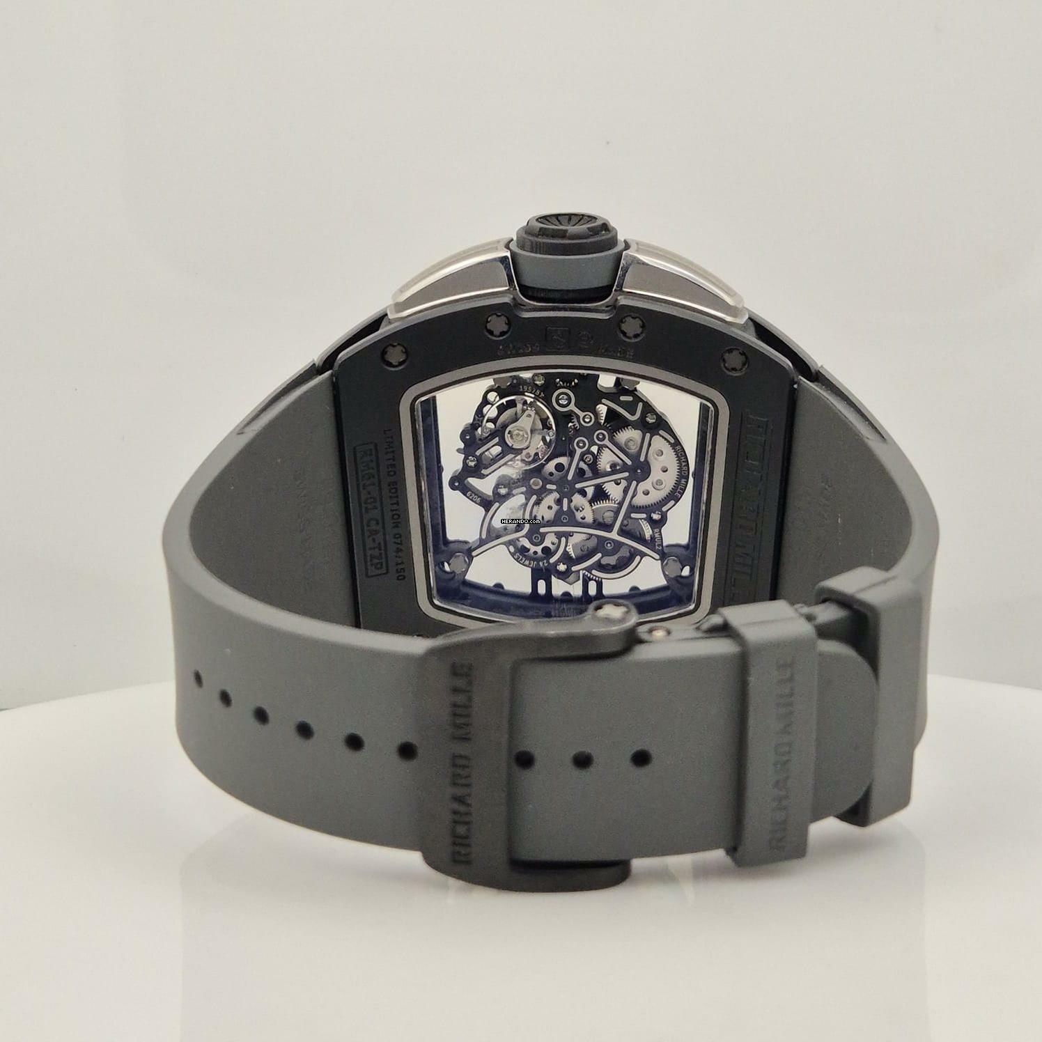 Thumbnail von Richard Mille RM 061 RM61-01 Yohan Blake Black Limited Edition Corda Completo