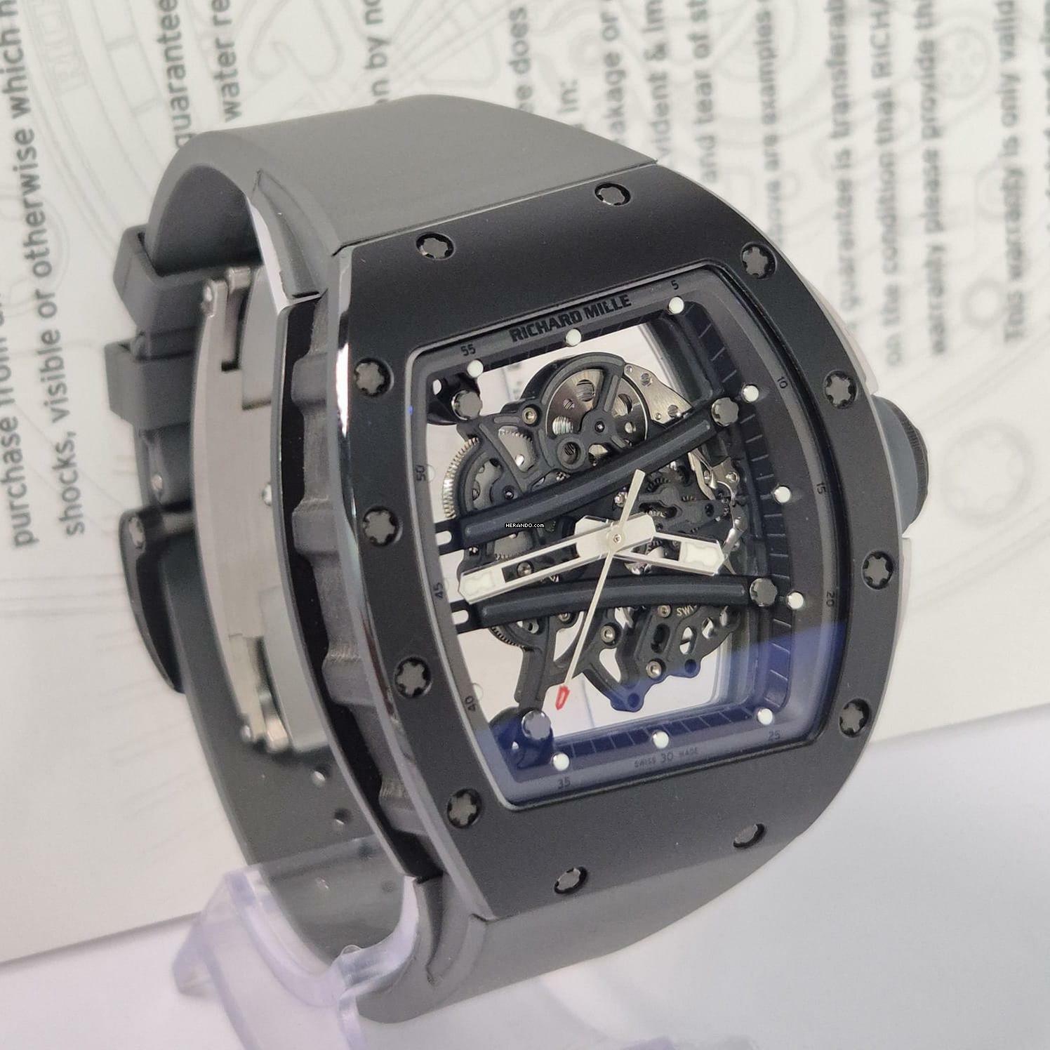 Thumbnail von Richard Mille RM 061 RM61-01 Yohan Blake Black Limited Edition Corda Completo