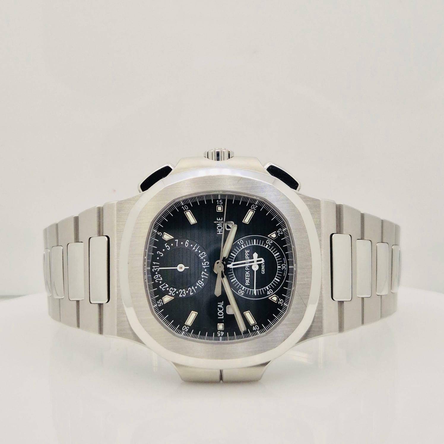 Thumbnail von Patek Philippe Nautilus Travel Time Flyback Blue Dial 40.5mm Automático Completo