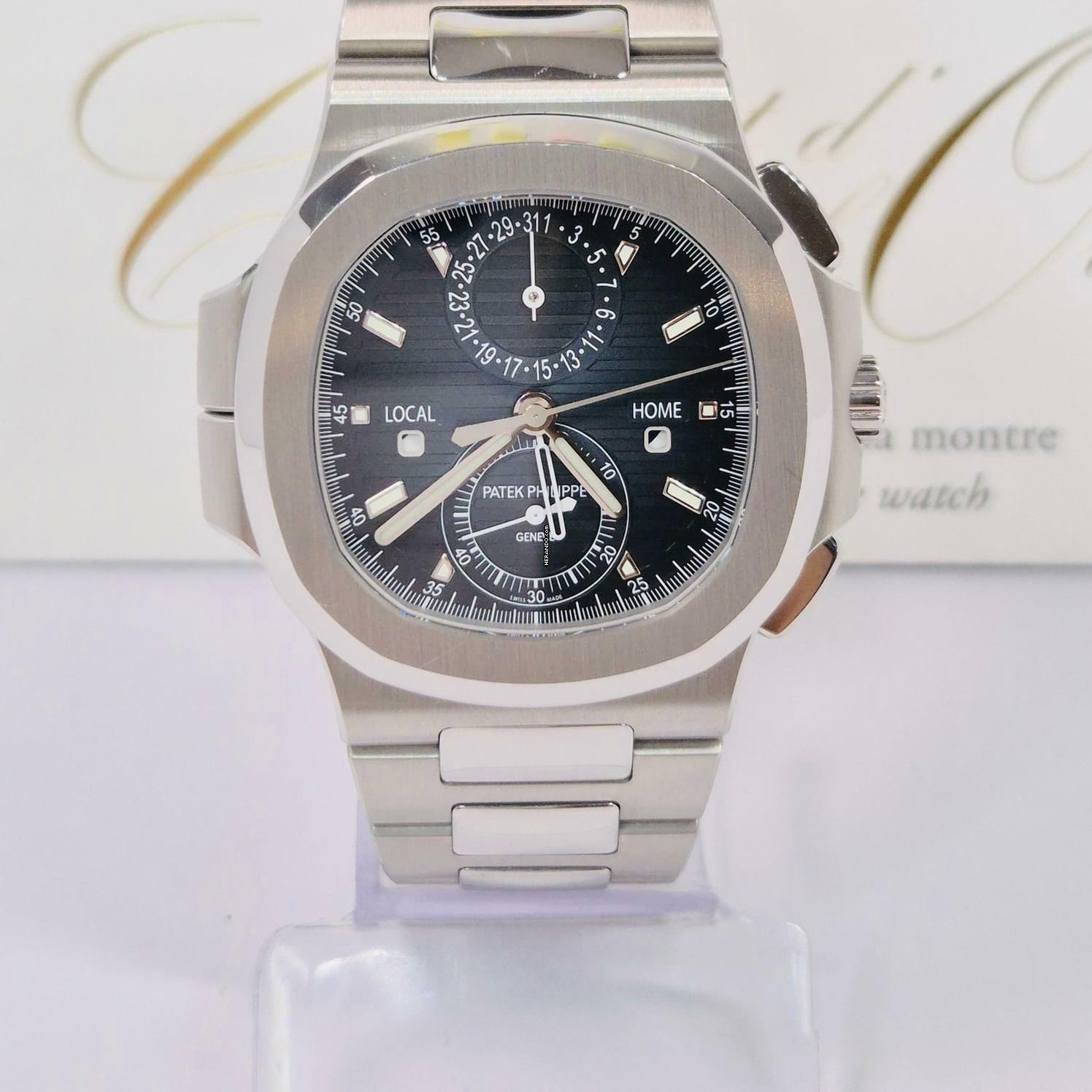 Thumbnail von Patek Philippe Nautilus Travel Time Flyback Blue Dial 40.5mm Automático Completo