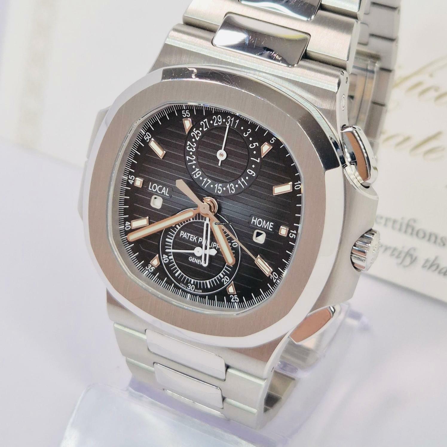 Thumbnail von Patek Philippe Nautilus Travel Time Flyback Blue Dial 40.5mm Automático Completo