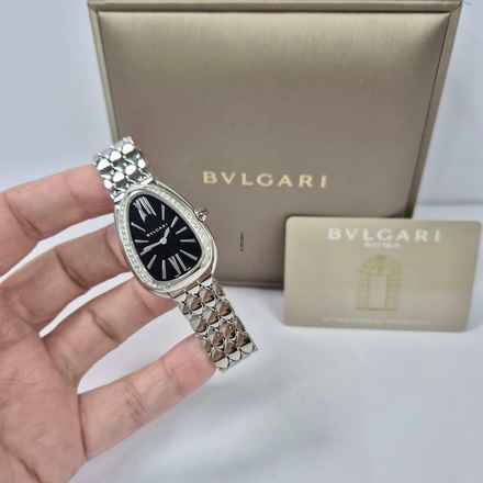  Bulgari Serpenti Seduttori Diamonds 33mm Quartz Completo 