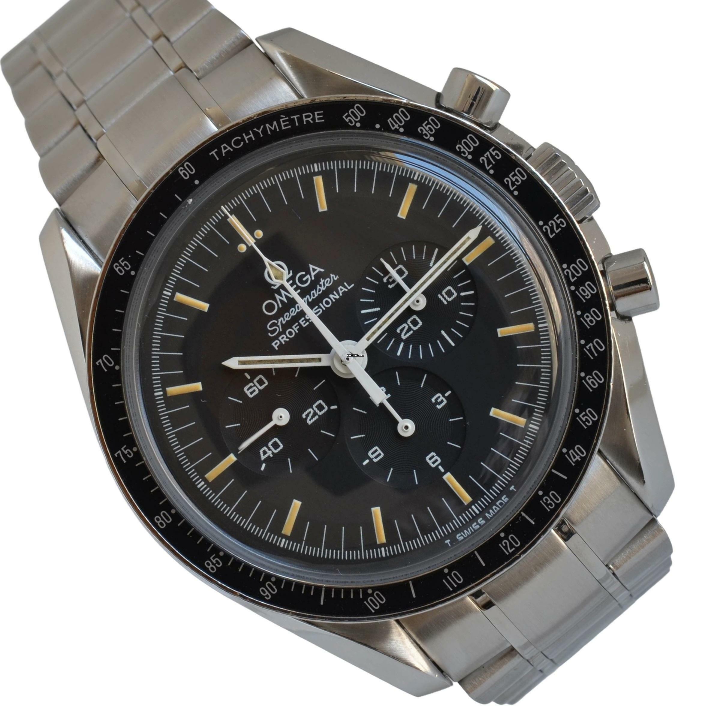  Omega Speedmaster Professional Moonwatch black dial 1997 Full Set 