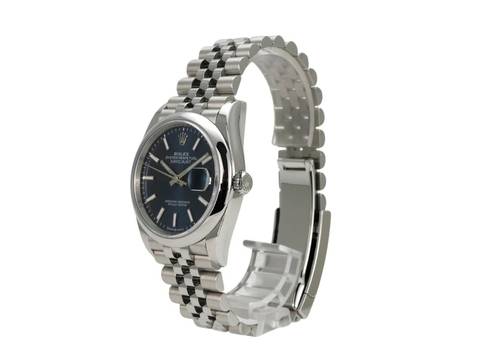  Rolex Datejust 36 Oystersteel Ref. 126200 Blau Jubilé-Edelstahlband 